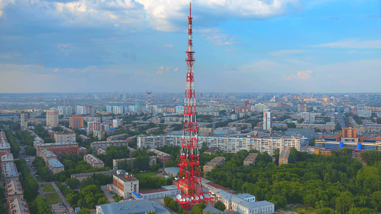 В Новосибирске на телебашню установят подсветку за 22 миллиона рублей