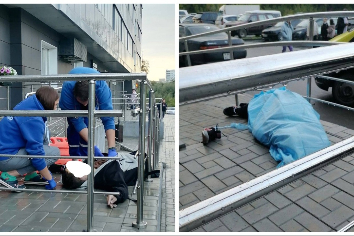 Тело мужчины обнаружили под окнами высотки в Новосибирске