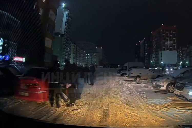 В Новосибирске несколько человек насильно затолкали мужчину в машину