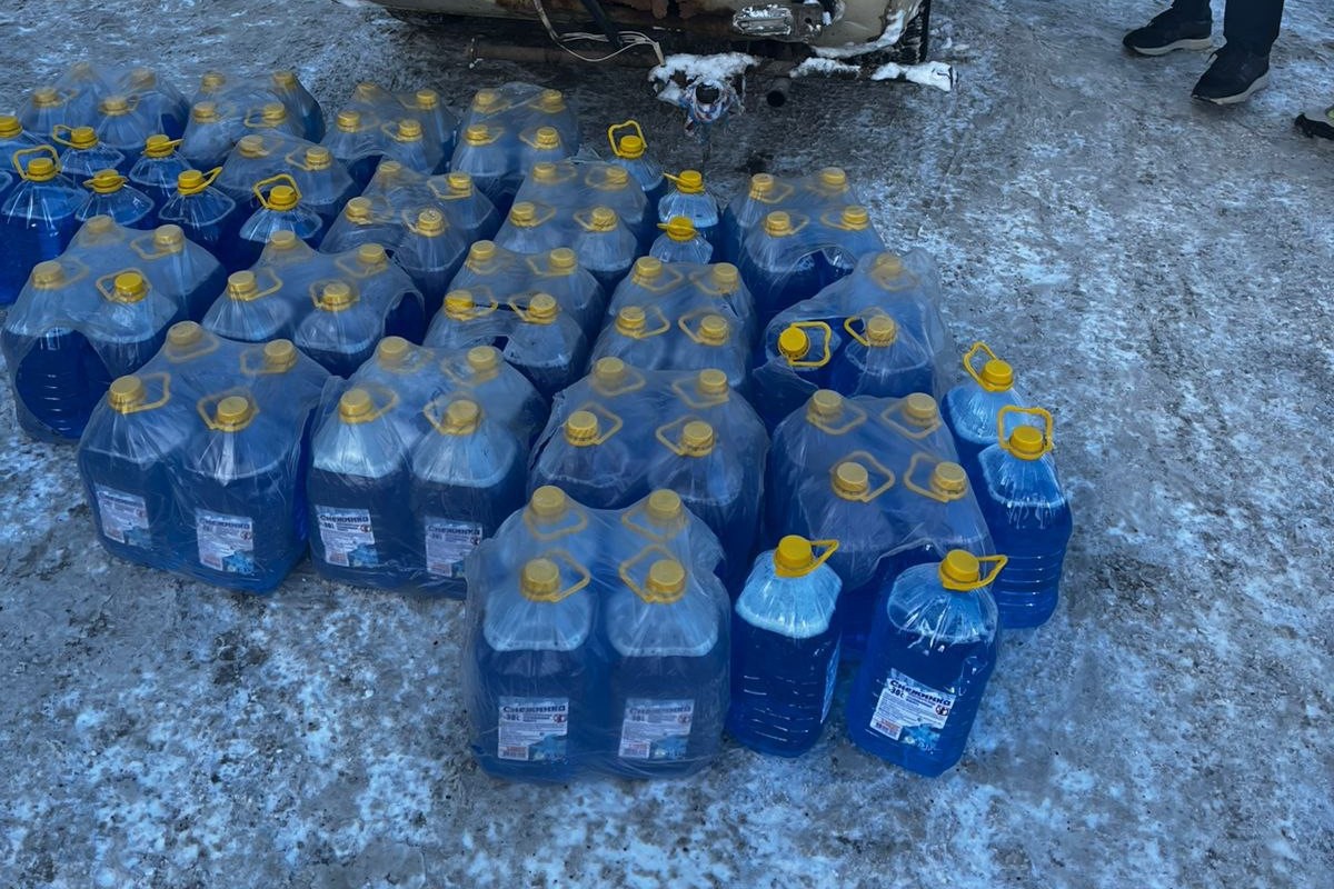 В Новосибирске изъяли полтонны контрафактной незамерзайки
